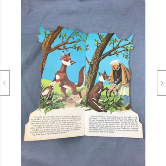 3 Antique Childrens Shape Books Billy Bear Freddy Fox Tam Tam Lion John Bradford - Picture 2 of 8